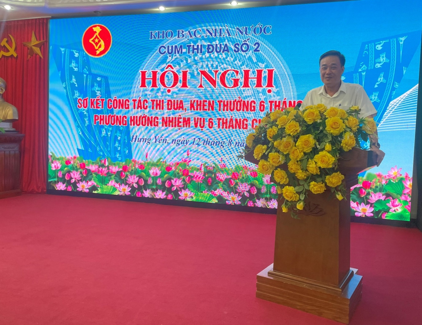              Ông Lê Thanh Phương  – Giám đốc KBNN Hà Nam phát biểu ý kiến